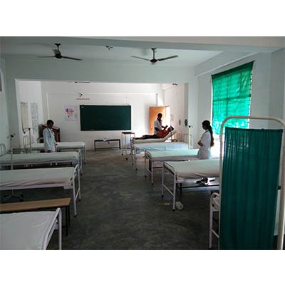 Ward with beds and treatment area